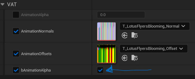 {{0xc0009c6e10 0xc0009c6e10 image.png Make sure bAnimationAlpha is turned on in the material! alt text alt text 0xc00075c7e0} 0 false}